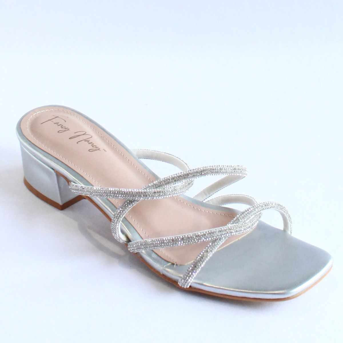 Silver Heels - Strappy High Heels - High Heel Sandals - Lulus