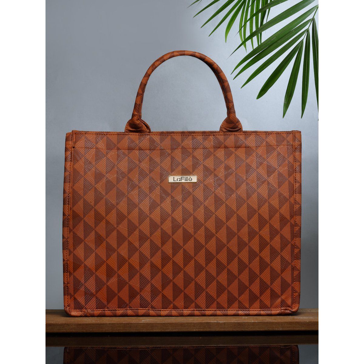 Buy LaFille Womens Shoulder Handbag Brown Online