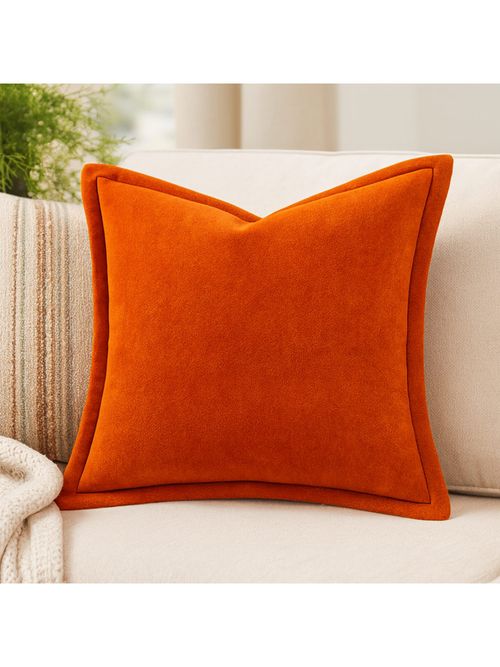 Burnt Orange Orange Patterned Throw Pillows Decorative Pillow
