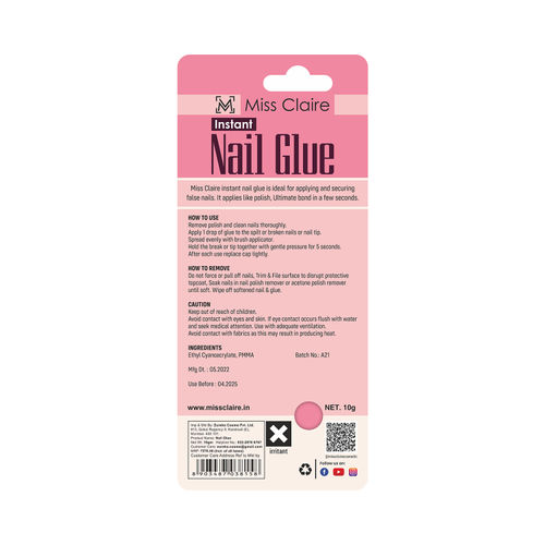 Miss Claire Nails Glue: Buy Miss Claire Nails Glue Online at Best Price in  India | Nykaa