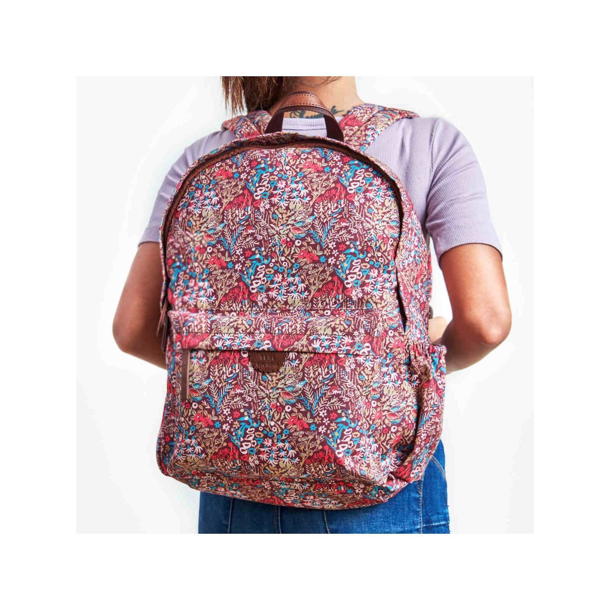 Buy Teal by CHUMBAK Rainforest Laptop Backpack Online
