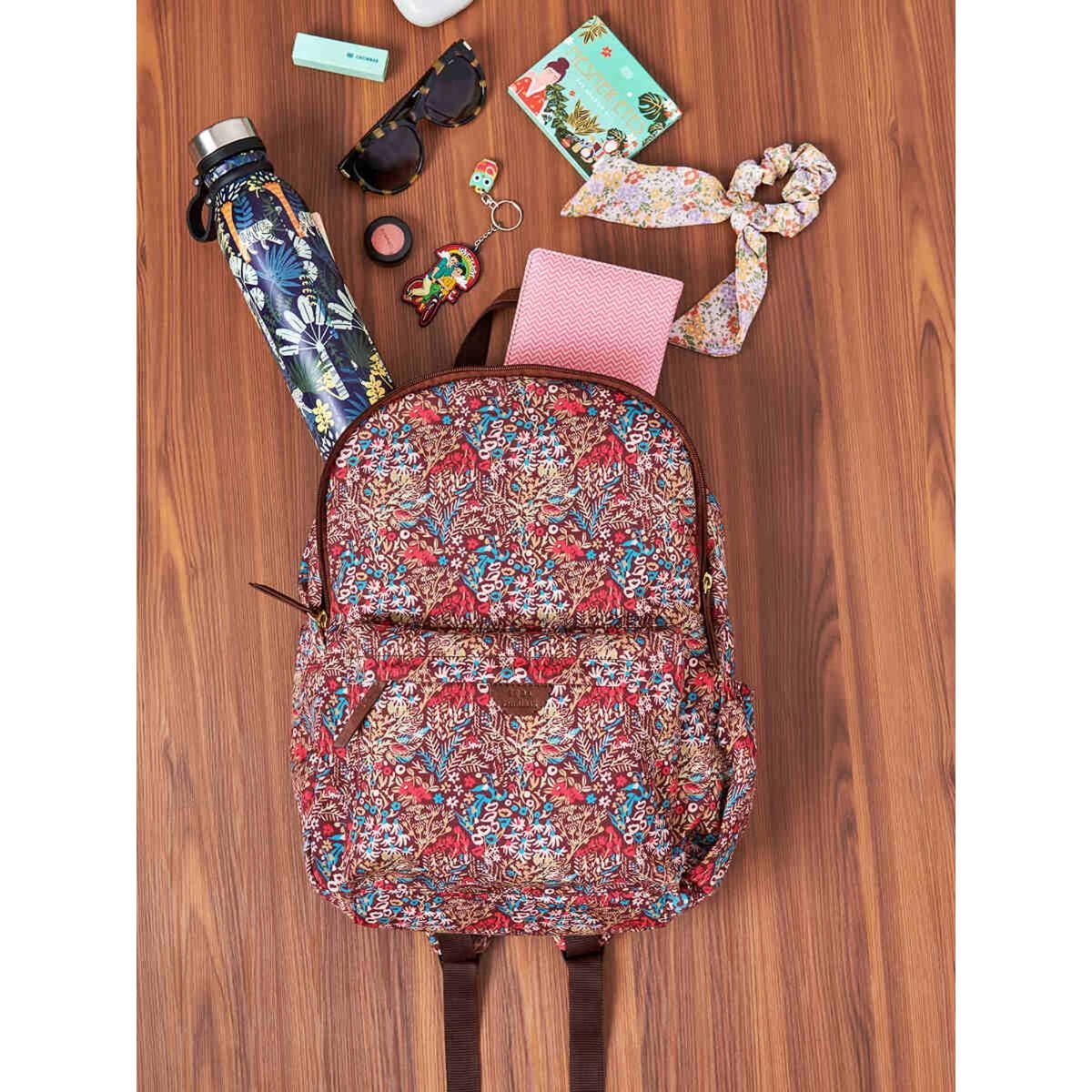 Buy Teal by CHUMBAK Rainforest Laptop Backpack Online