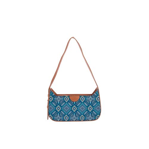 Buy Teal by CHUMBAK Mexico Aztec Shoulder Bag Online