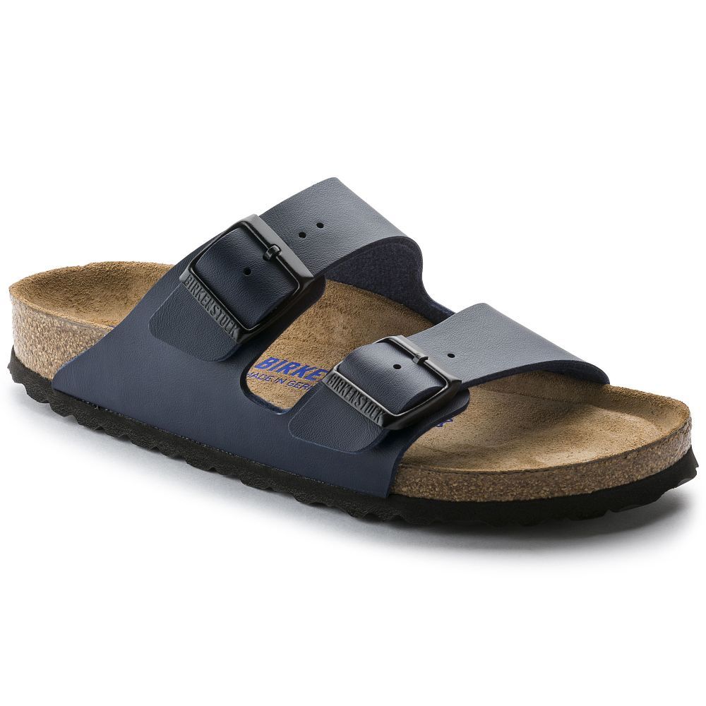 Soft discount blue birkenstocks