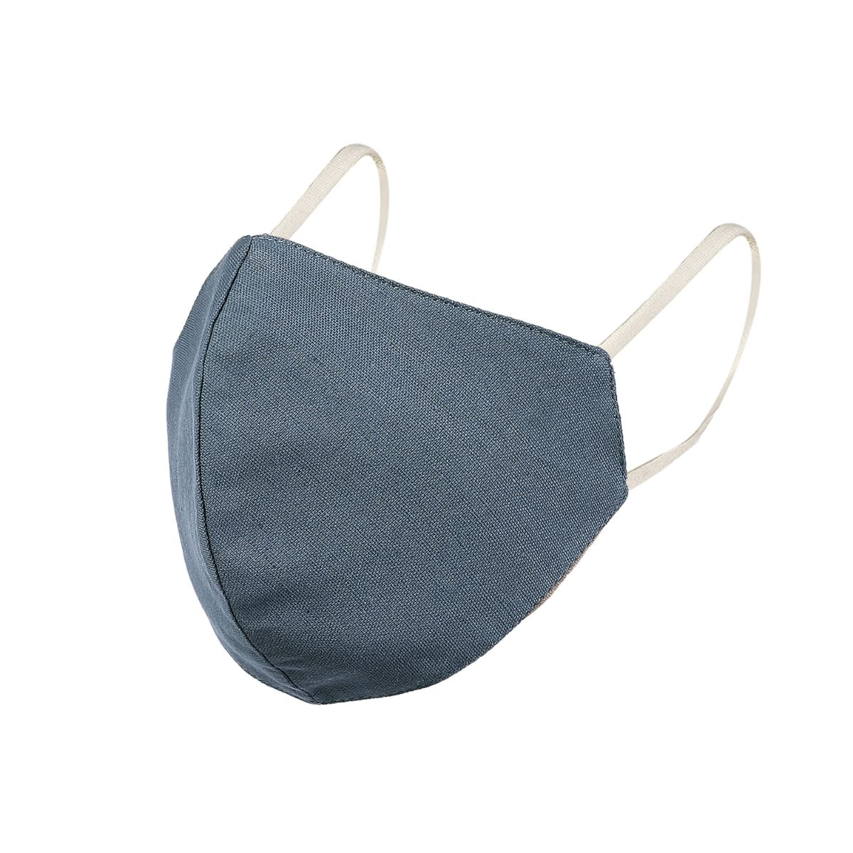 Toffcraft Triple Layer Cotton Linen Face Masks, Pack Of 3 Free Size