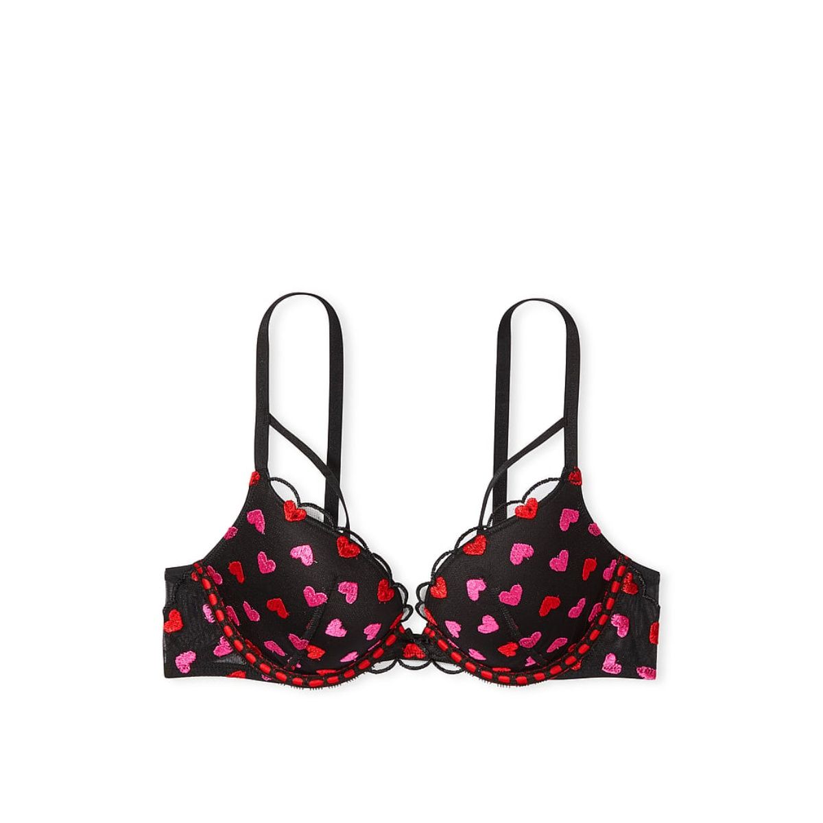 Buy Victoria's Secret Black Dream Angels Heart Push-Up Bra (32B