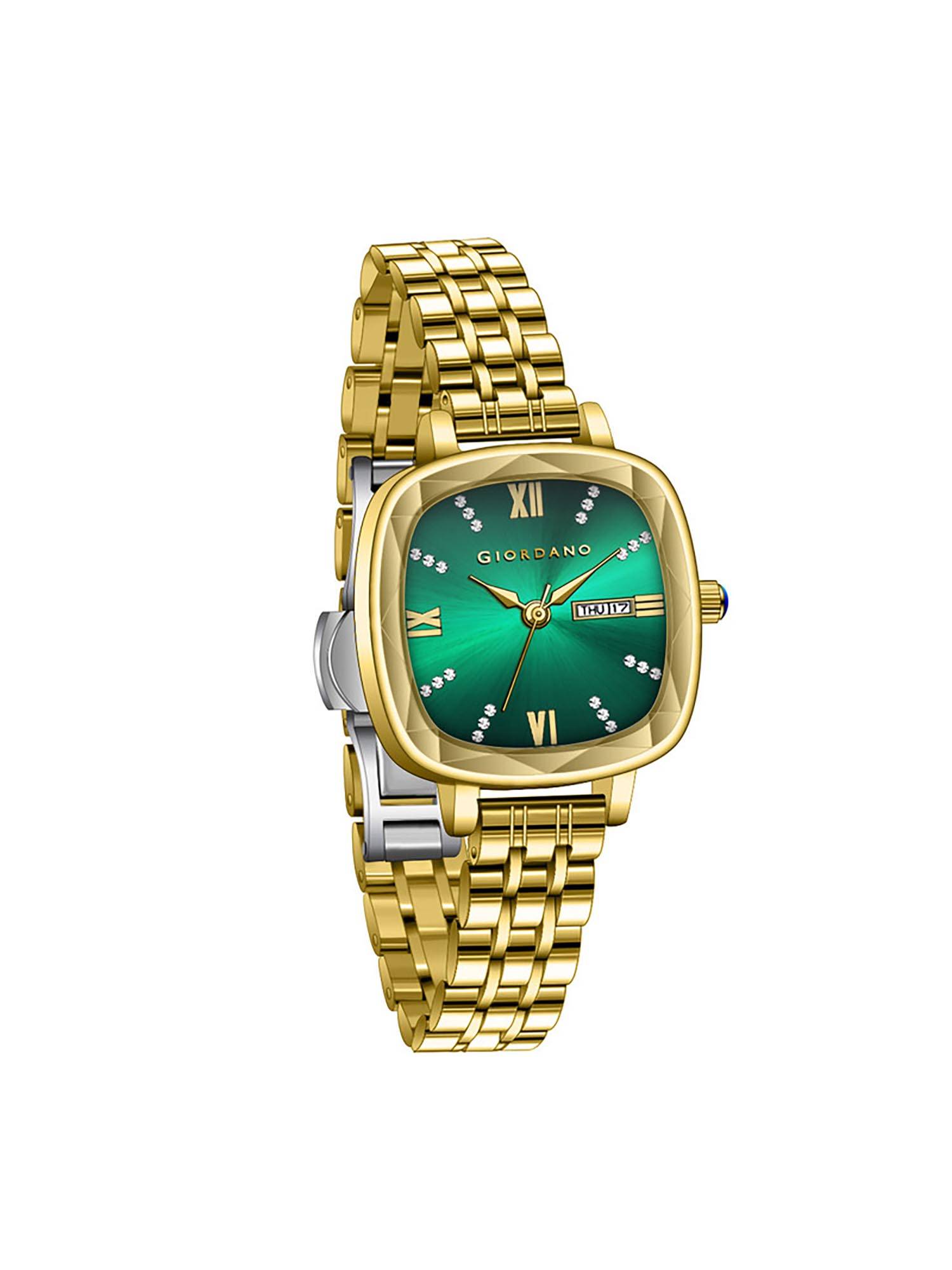 Giordano Green Dial Analog Watch For Women - GZ-60097 (M)