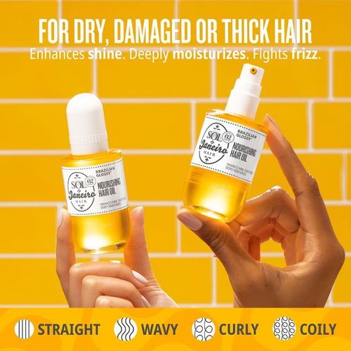 Brazilian Glossy™ Nourishing Anti-Frizz Hair Oil - Sol de Janeiro