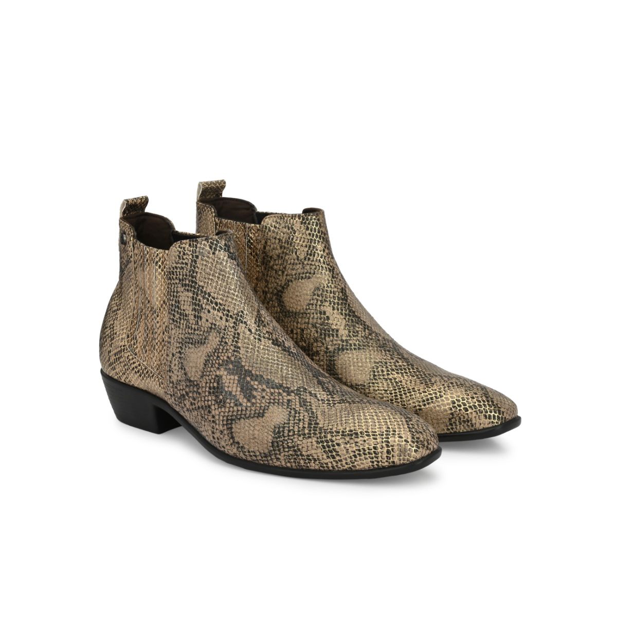 Snake print 2024 chelsea boots