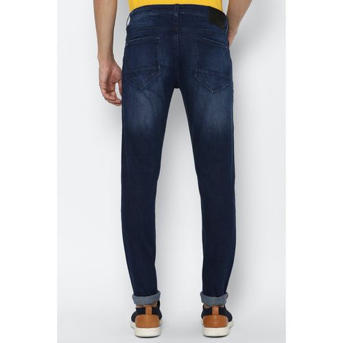 Buy Allen Solly Men Navy Slim Fit Dark Wash Jeans Online