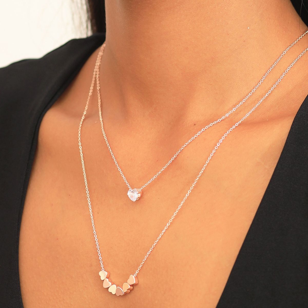 Rhodium Diamante Miami Chain Necklace - Lovisa