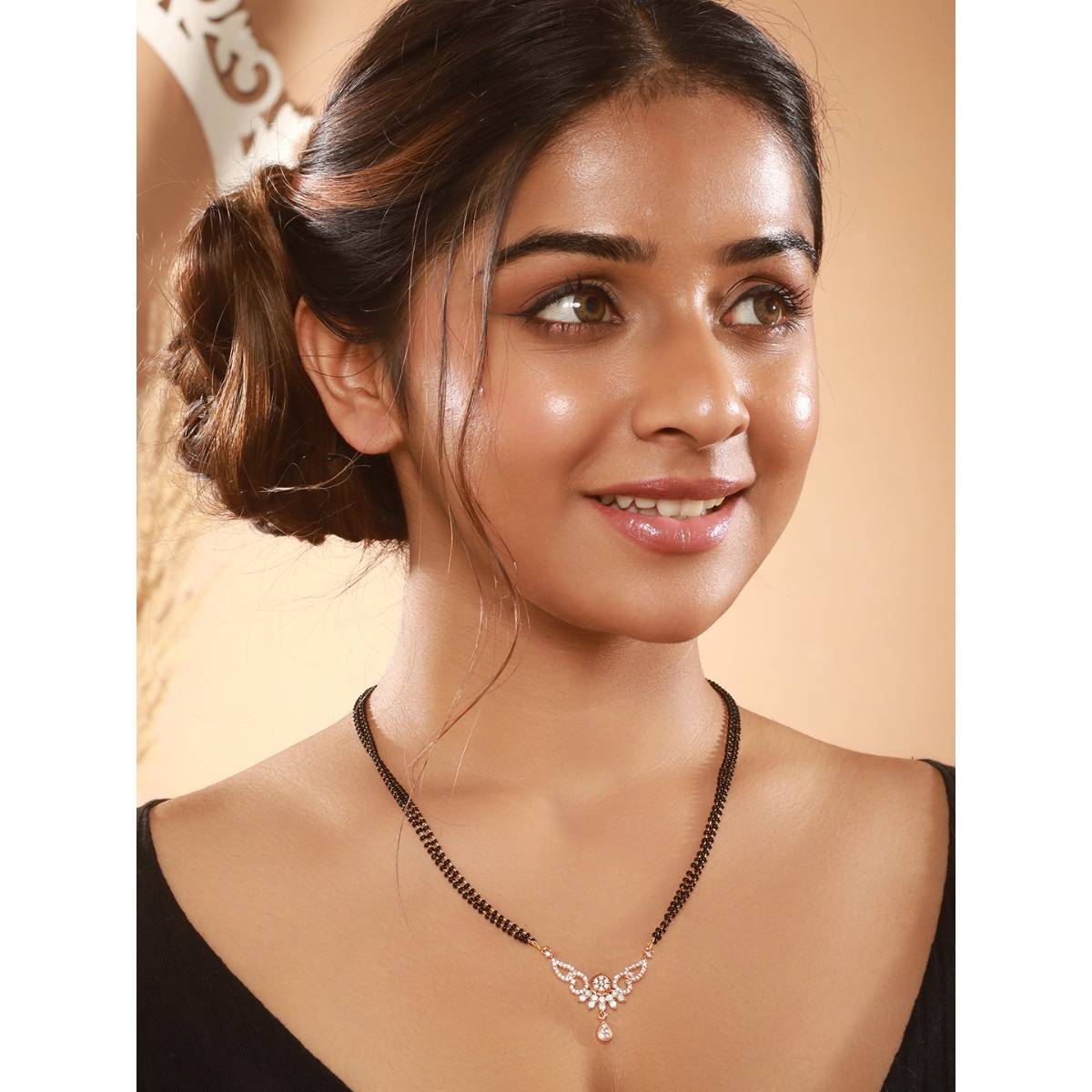 Aatmana Rose Gold-Plated Mangalsutra