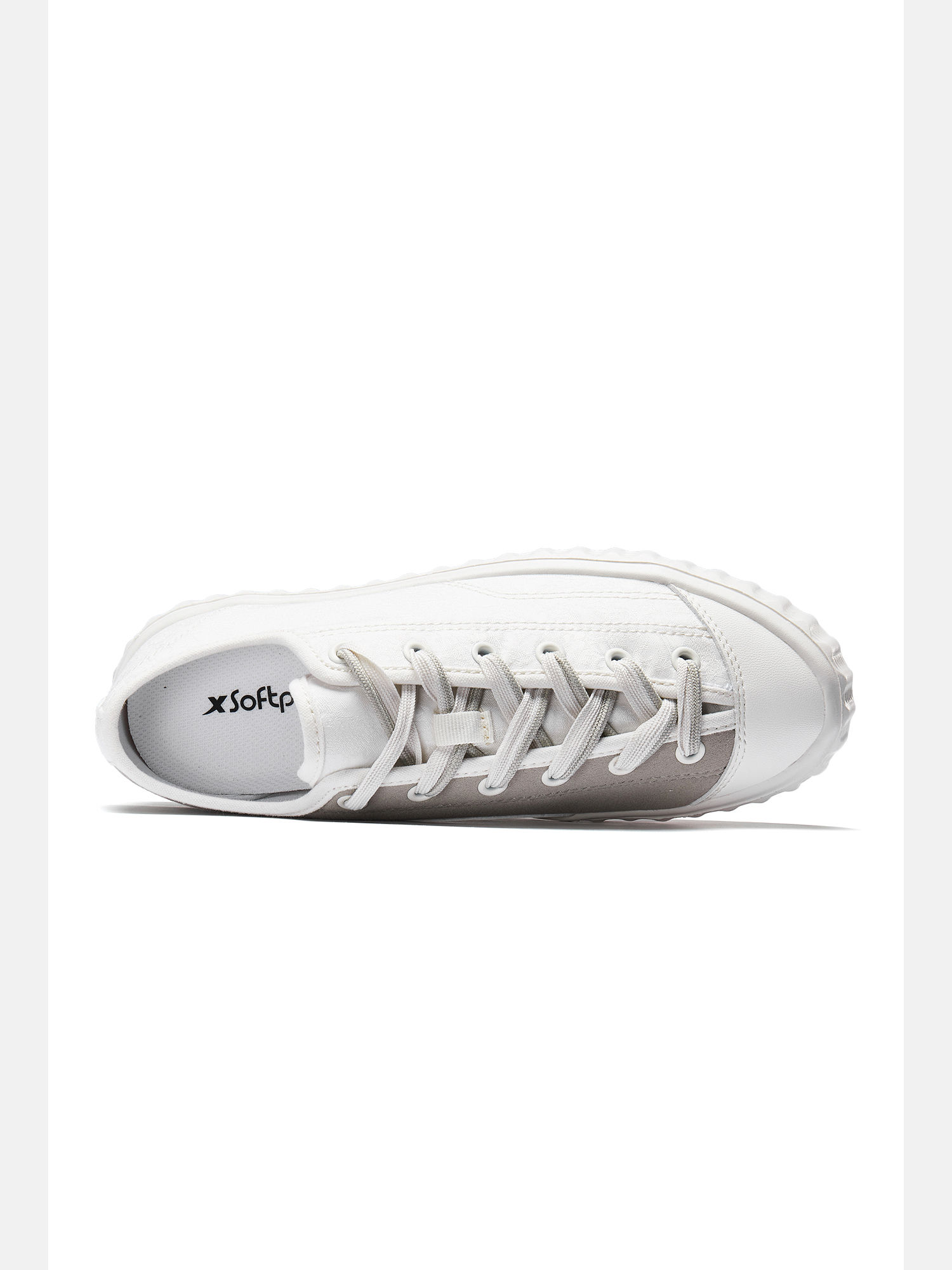 xtep white solid basketball shoes