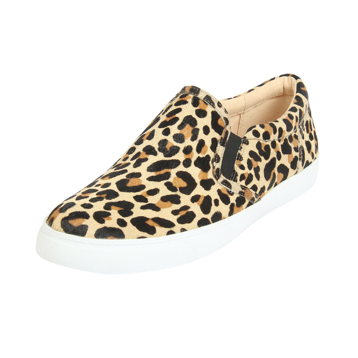 clarks leopard print loafers