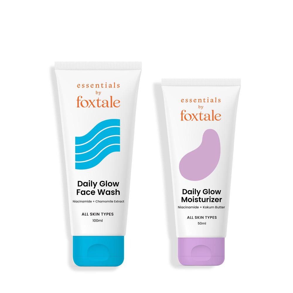 Buy Foxtale Gel Face Wash & Daily Moisturizer Combo Online