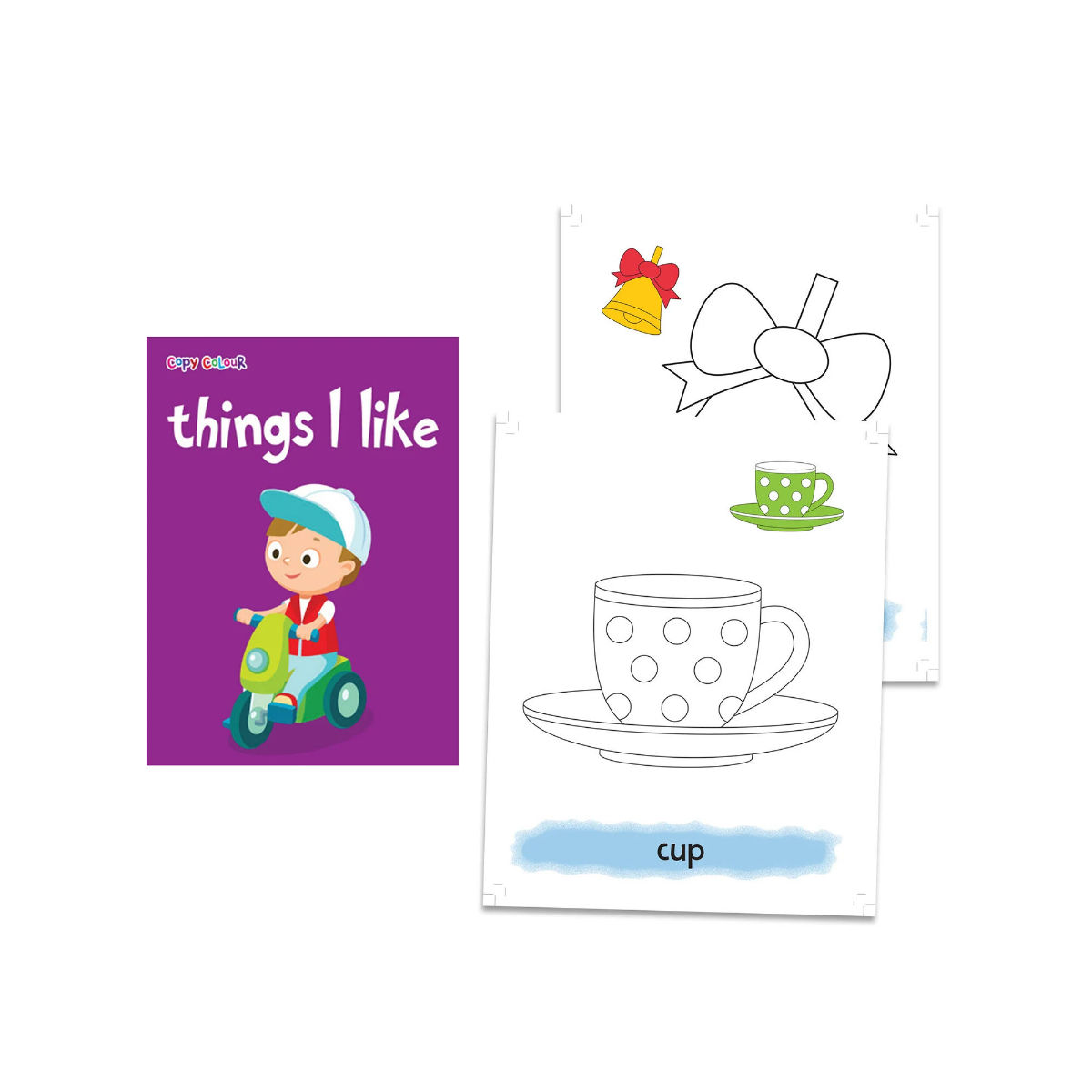 Pegasus Set of 8 Copy Colour Colouring Books for 2+ Year Old Kids Buy