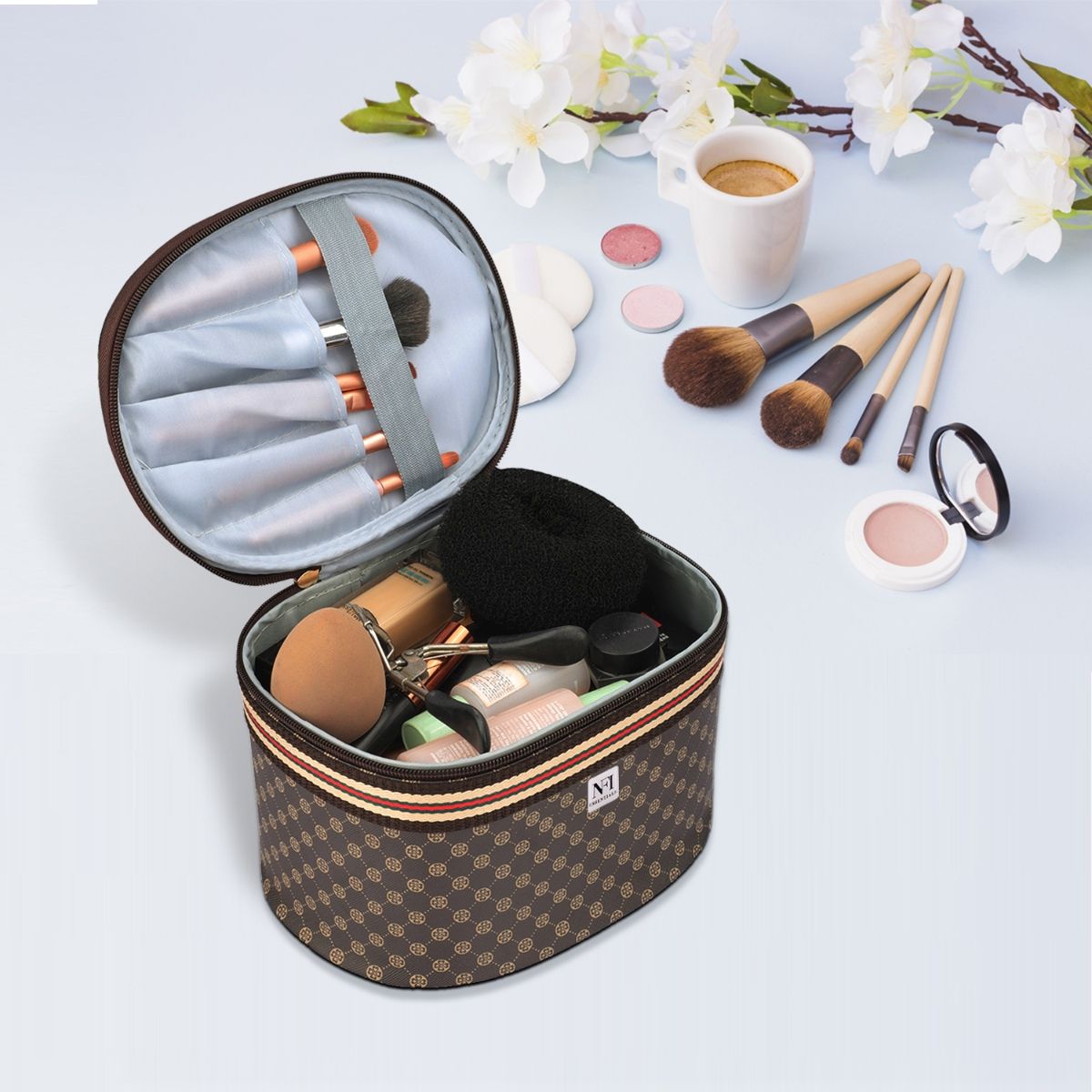 Buy NFI Essentials Makeup Box Cosmetic Box Jewellery Box Trousseau Box