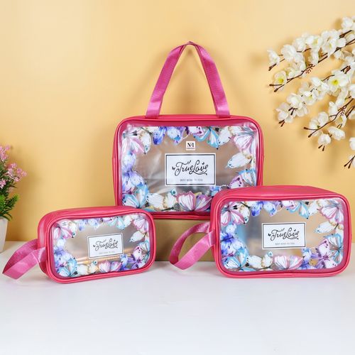 Buy NFI Essentials Travel Makeup Pouch Set Of Washbag Pouch