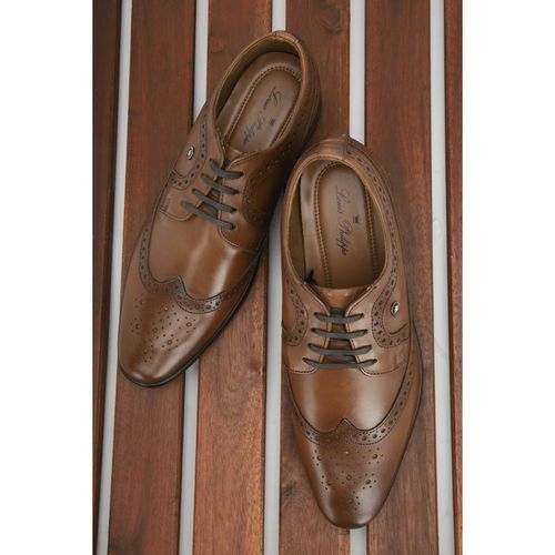 Buy Louis Philippe Oxford Formal Shoes For Men ( BROWN ) Online at Low  Prices in India 