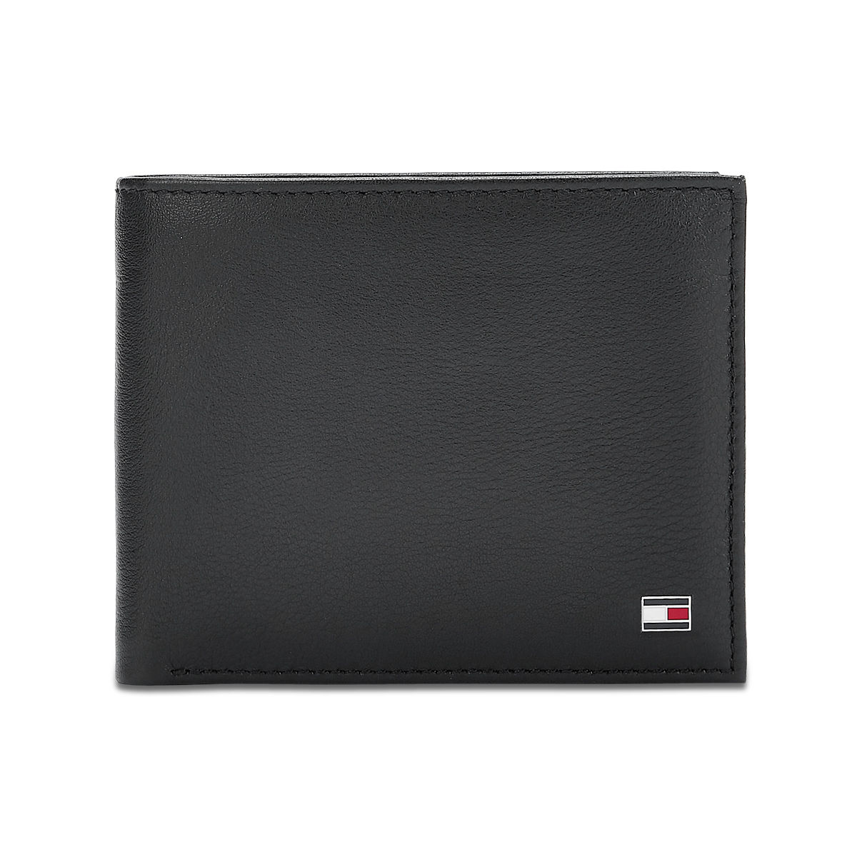 Tommy Hilfiger Accessories Remington Plus Mens Leather Passcase Wallet Black
