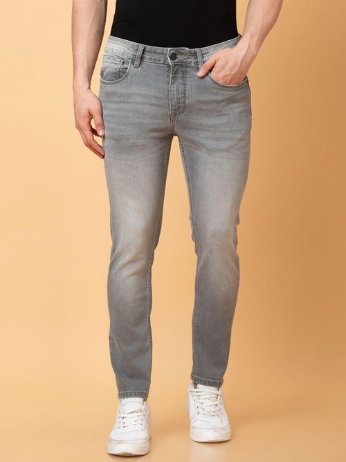 Buy Being Human Bhdi24546 Grey Tone Denim Jeans Aw24 Online