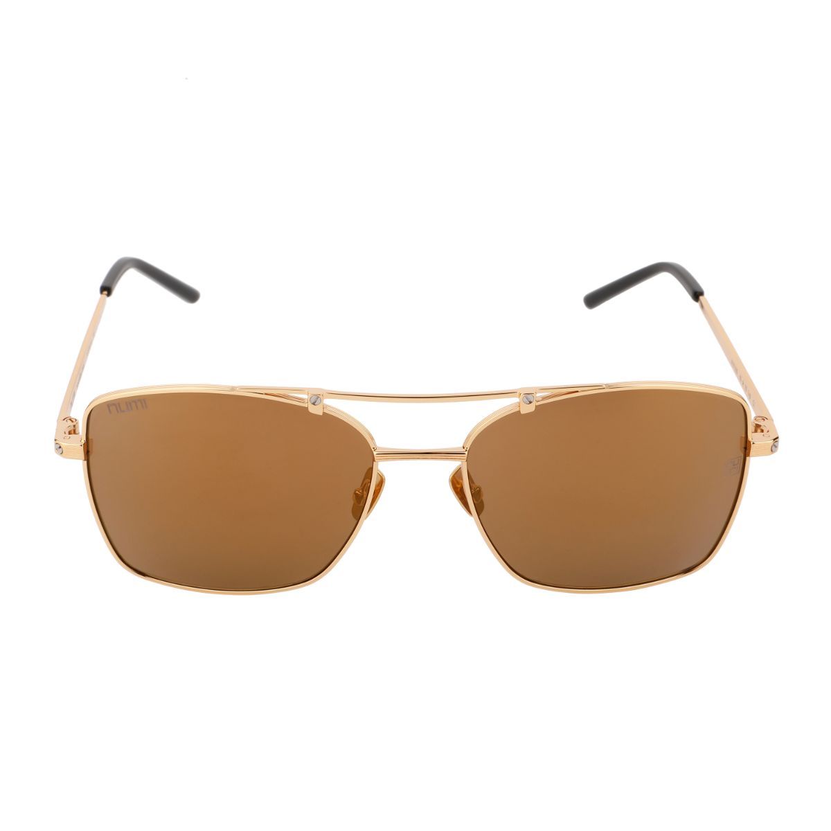 NUMI Gold Square UV Protected Sunglasses N18139SCL1