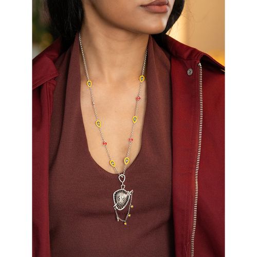 Shaya by CaratLane Gryffindor Pendant Necklace in 925 Silver Yellow