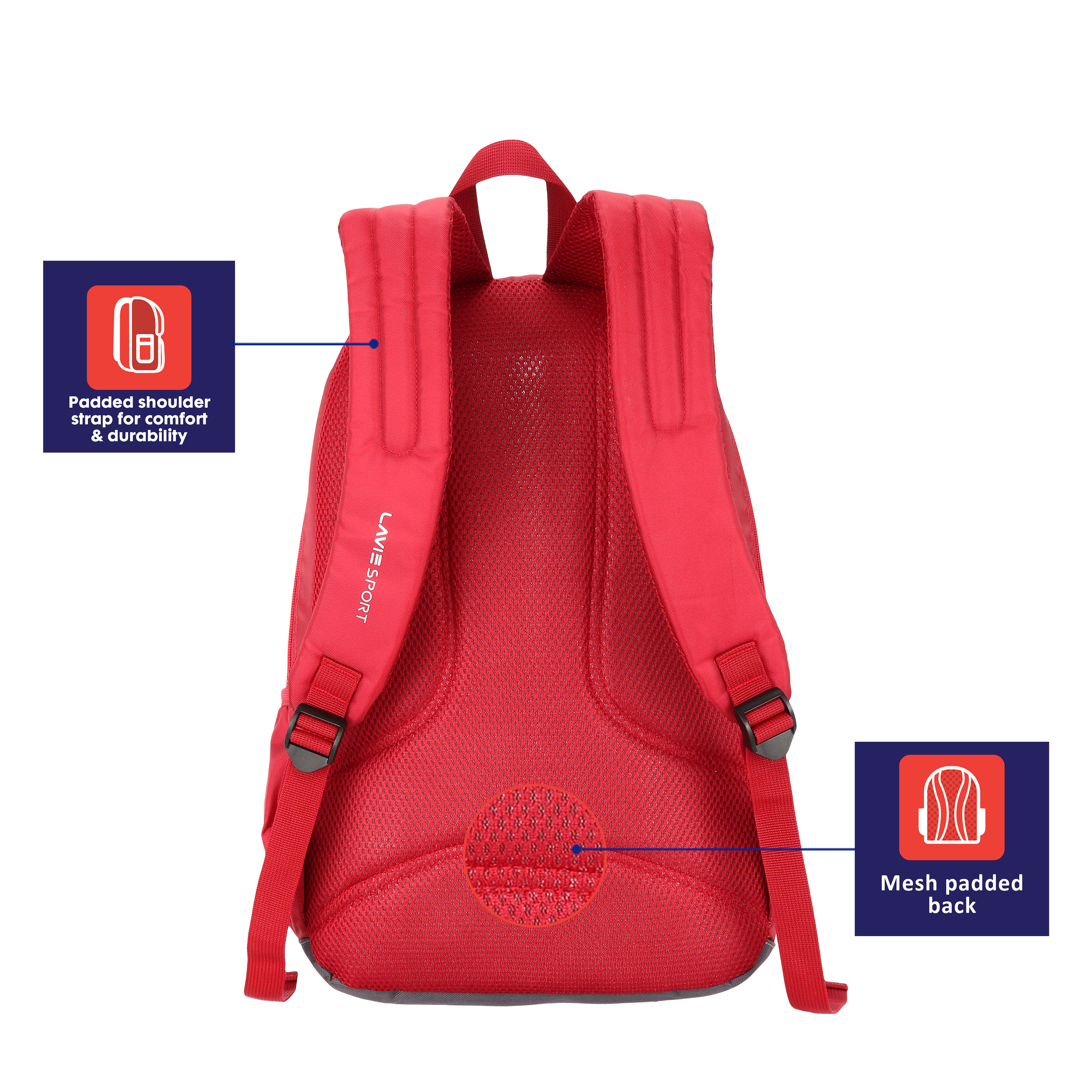 Buy Lavie Sport Sedona Backpack-School Bag Online