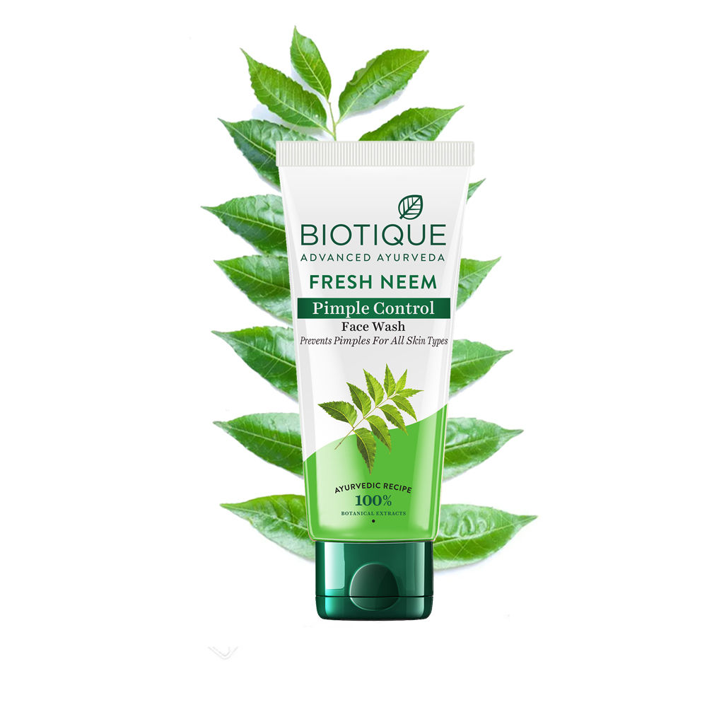 Biotique Fresh Neem Pimple Control Face Wash For All Skin Types