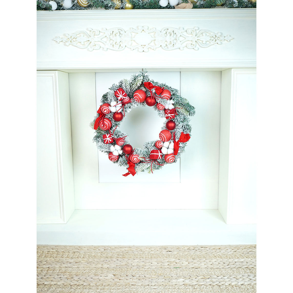 Buy Little Surprise Box Swirl Artificial Bushy Christmas Wreath