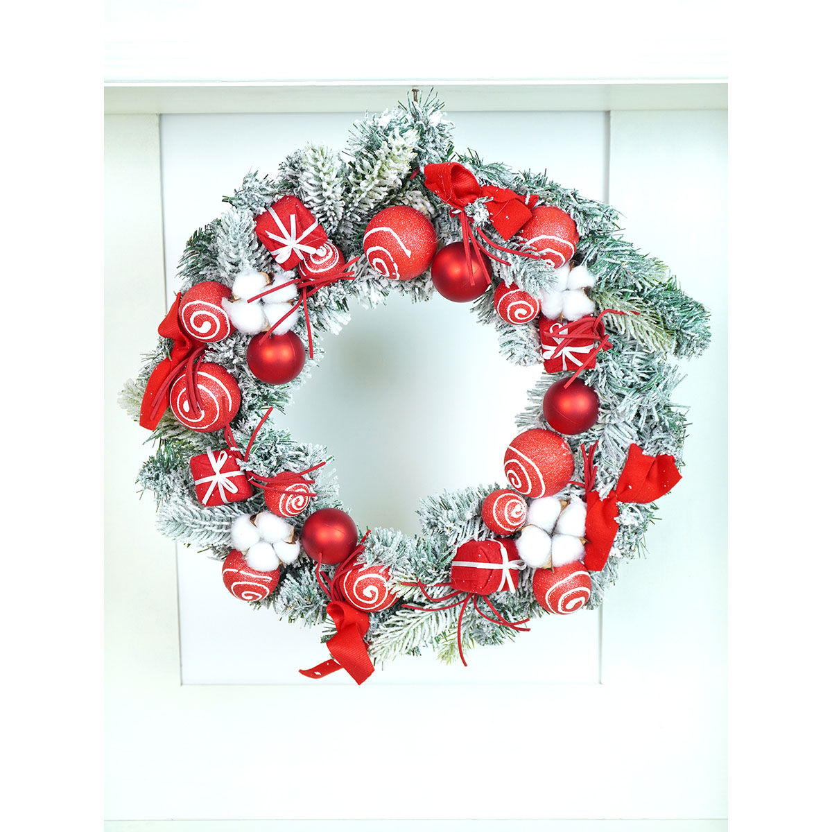 Buy Little Surprise Box Swirl Artificial Bushy Christmas Wreath