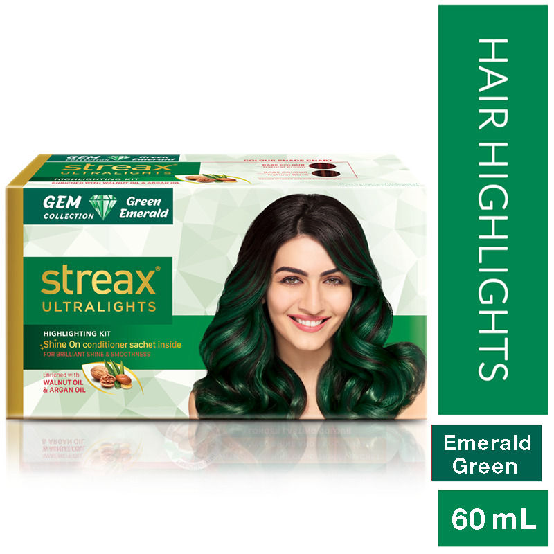 Streax Ultralights Gem Collection - Green Emerald: Buy Streax Ultralights  Gem Collection - Green Emerald Online at Best Price in India | Nykaa