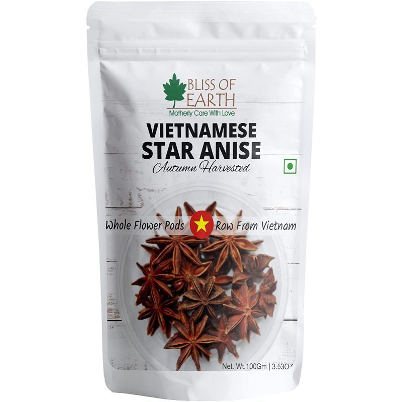 Buy Bliss Of Earth Star Anise Whole Spices (Chakra Phool) Online