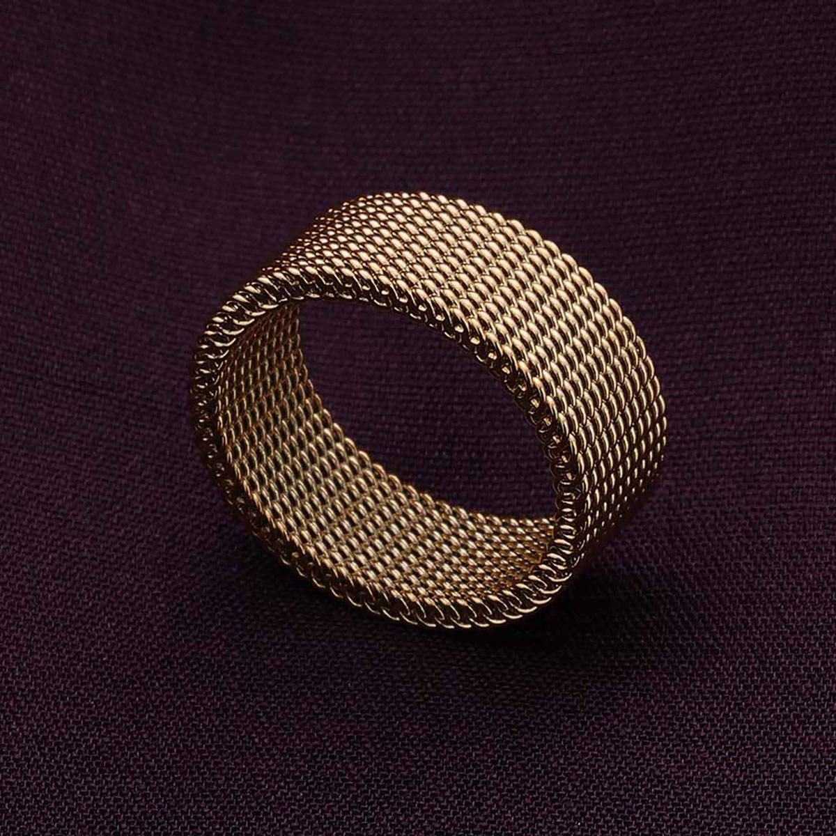 Palmonas Gilded Chain Ring For Womens - Waterproof And Anti-Tarnish