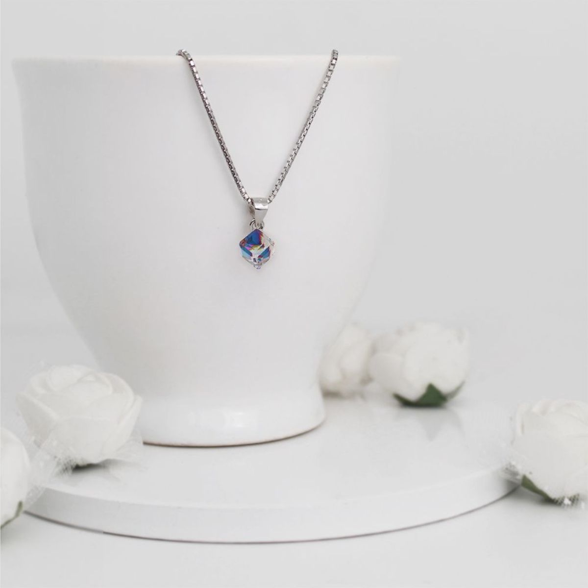 GIVA Sterling Silver Mystic Prism 