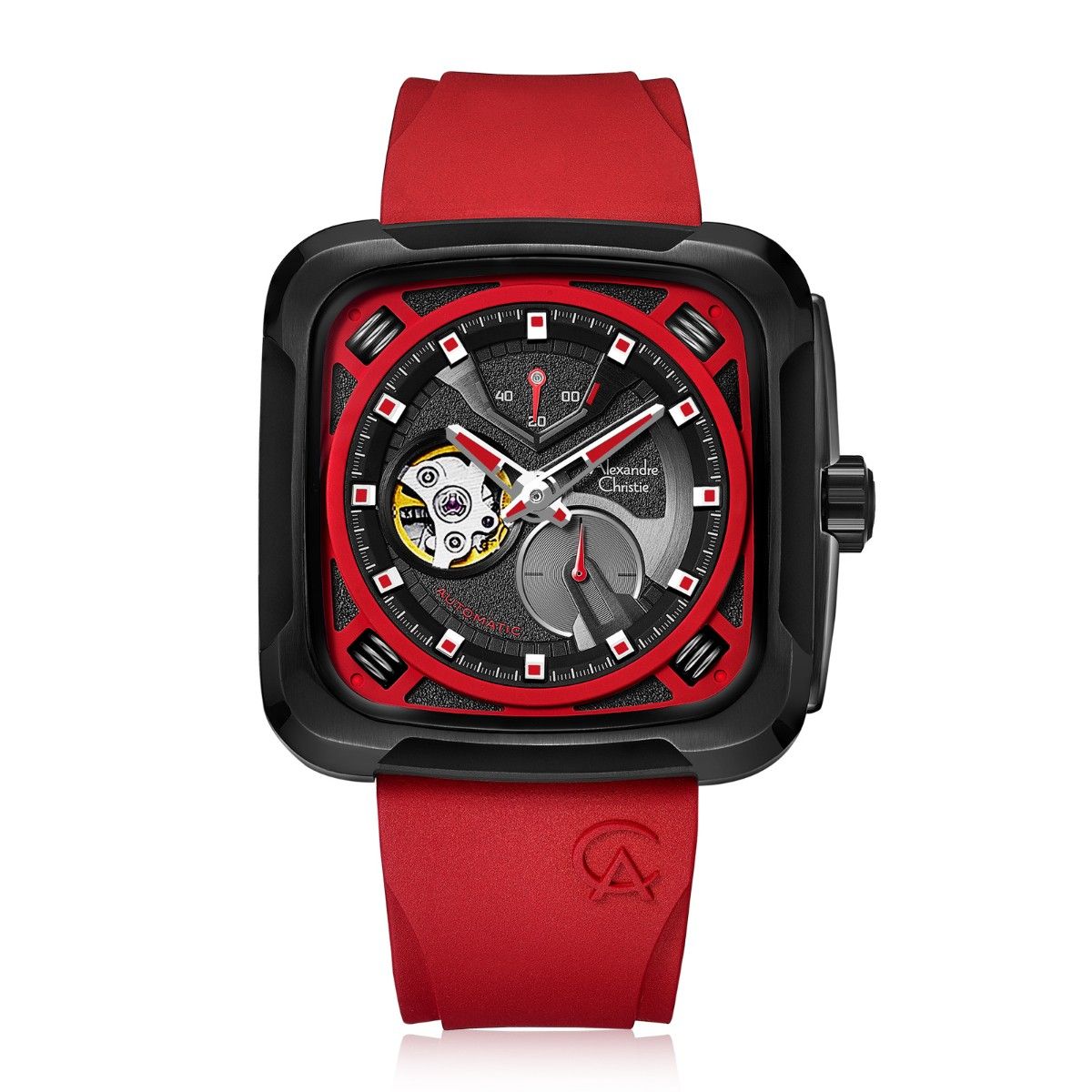 Alexandre Christie 6577 MAR Automatic Watch For Men - Red