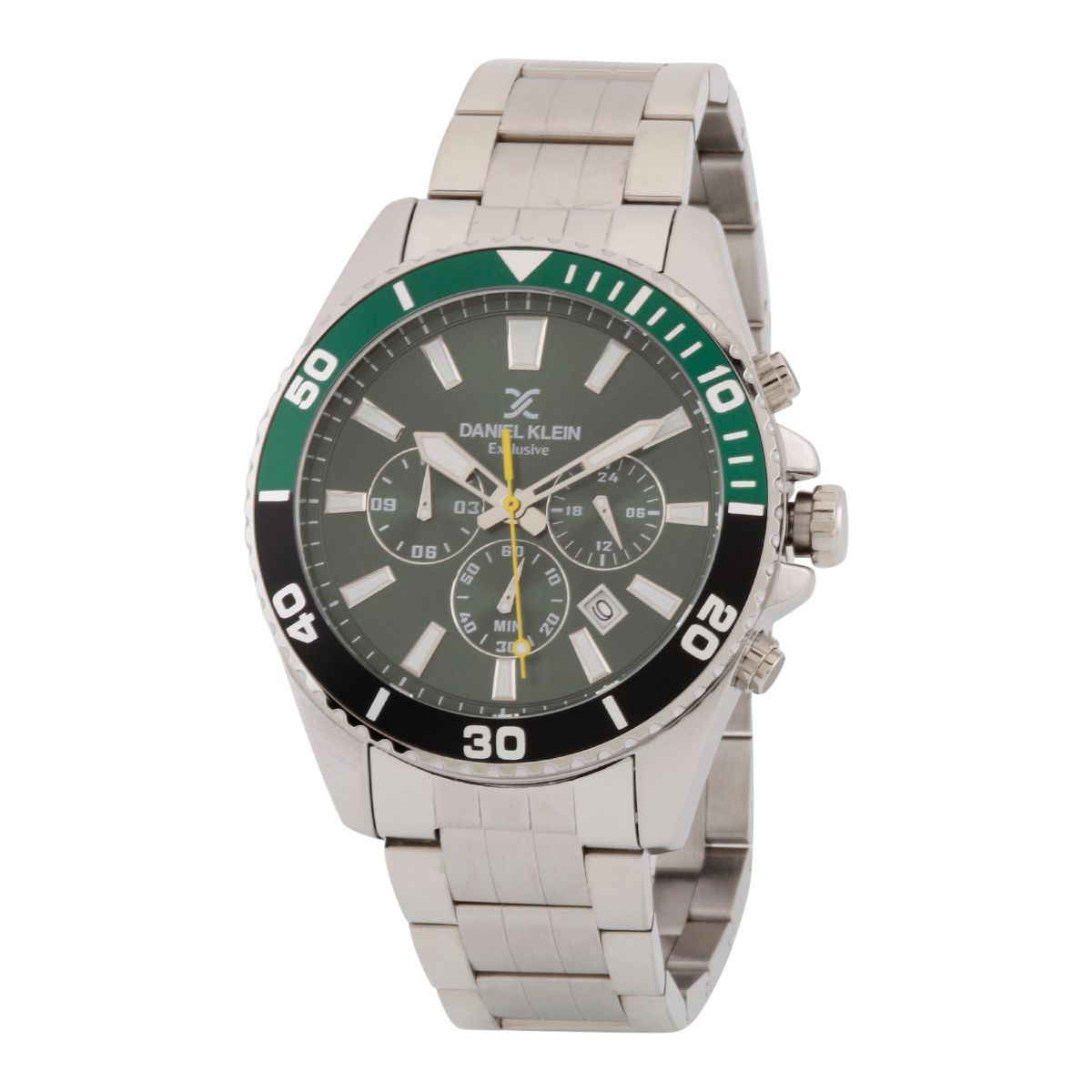 Daniel Klein Green Color Watches For Men DK.1.12836-3