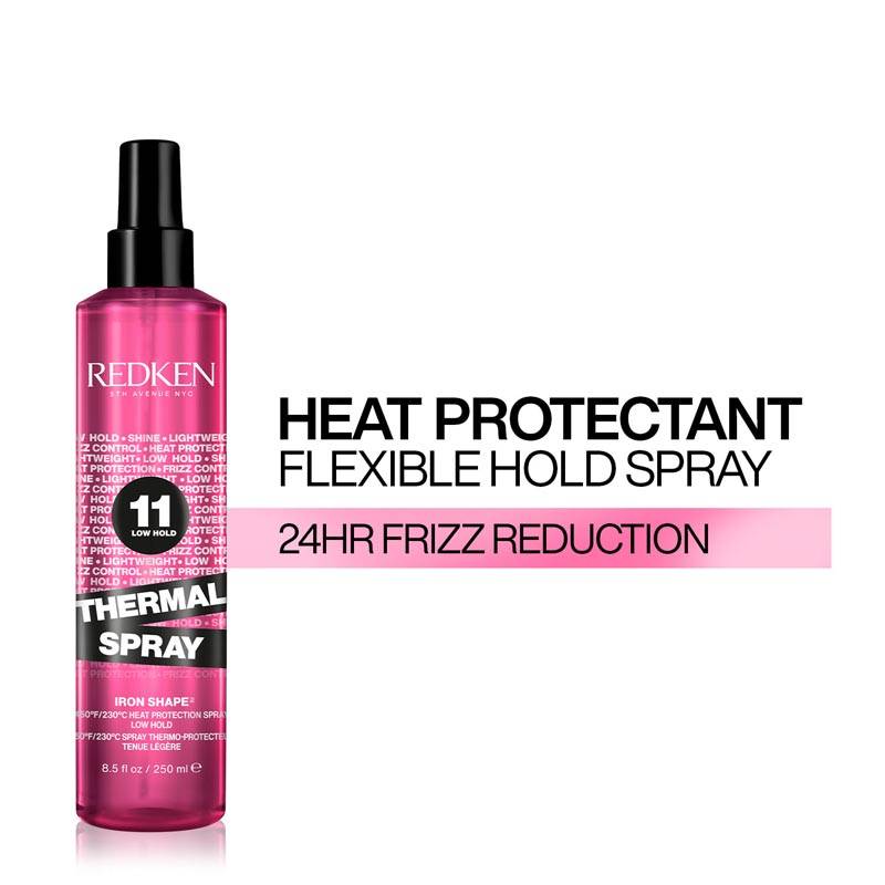 Redken Thermal Spray, 24H Anti Frizz And Up To 230°C Heat Protection