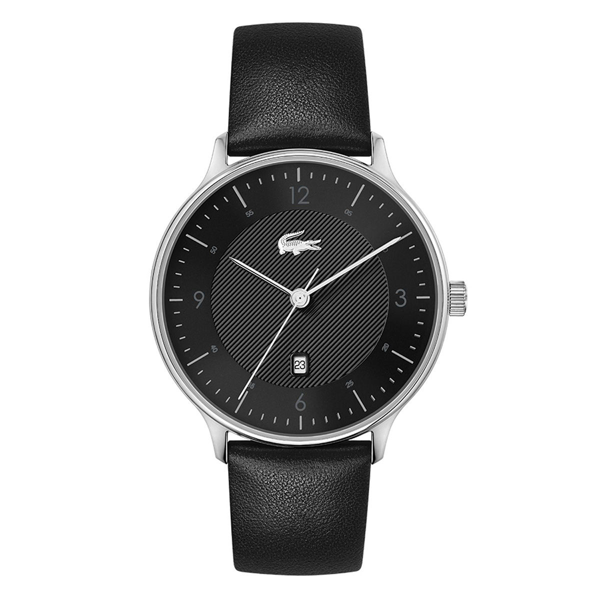 black lacoste watch