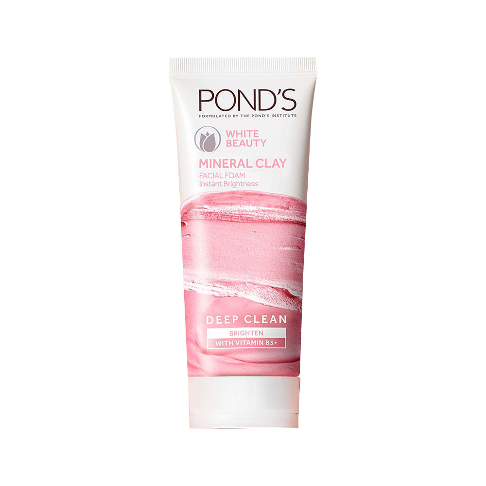 ponds pink facial foam