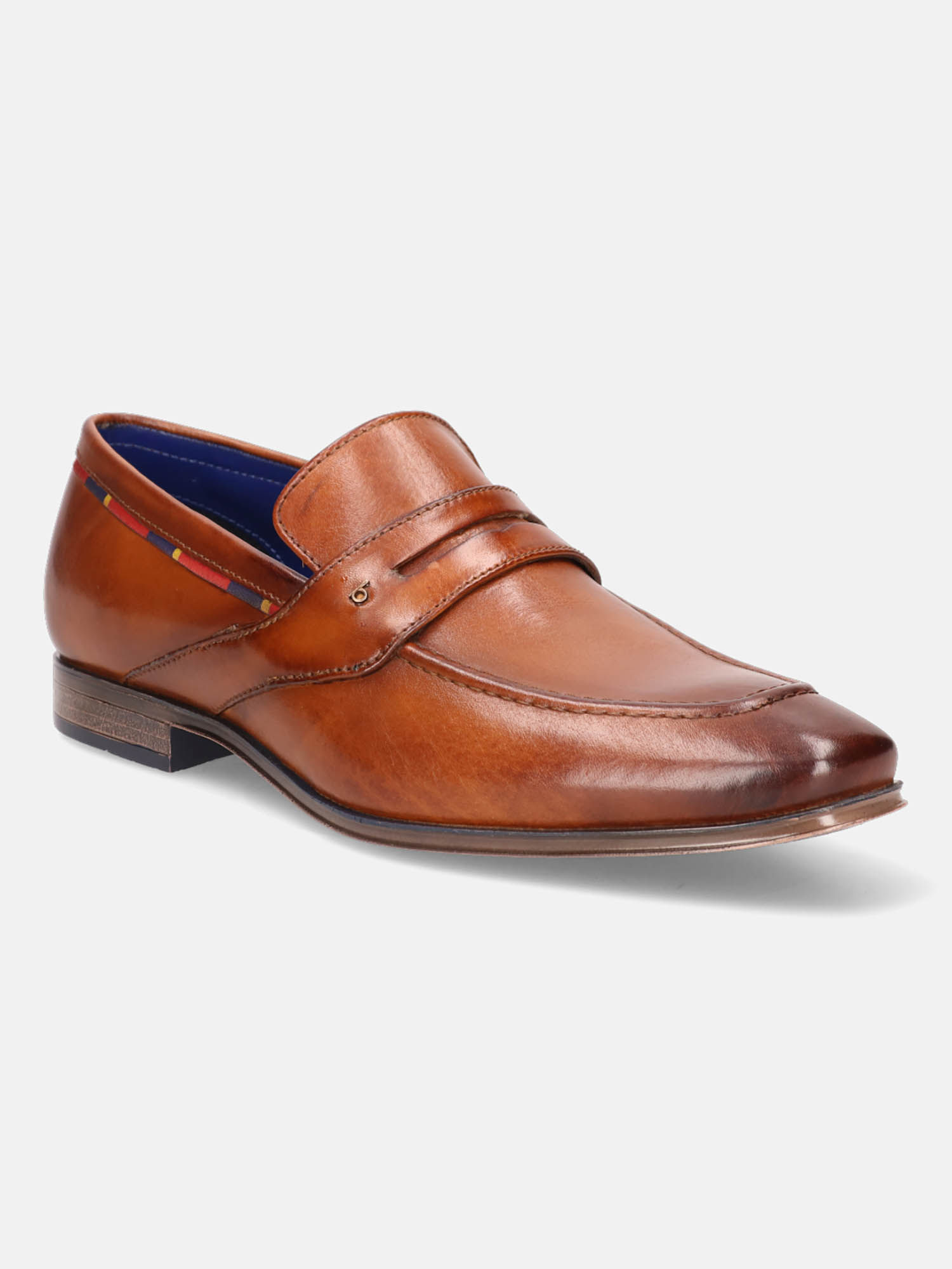 Bugatti Margo Cognac Men Leather Penny Loafer Formal Shoes: Buy