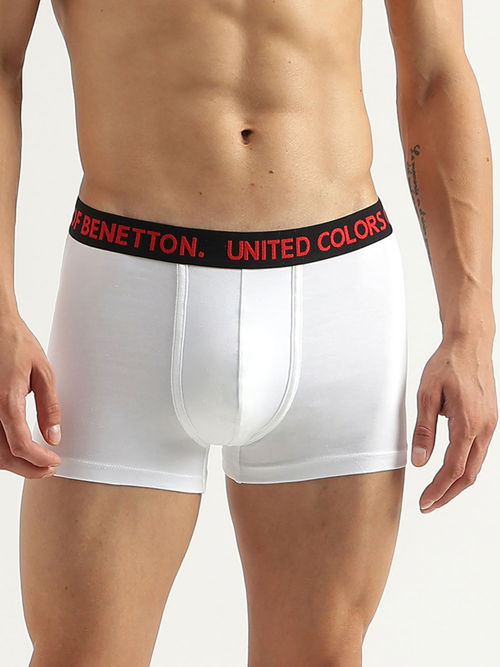 Buy United Colors Of Benetton Solid Colour Low Rise Briefs Black (Pack of  2) online