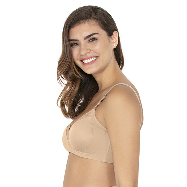 Buy Amante Minimizer NonPadded NonWired High Coverage Bra Nude Online