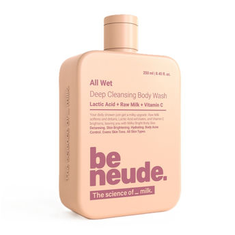 Neude Skin All Wet Deep Cleansing Detanning Milk Body Wash