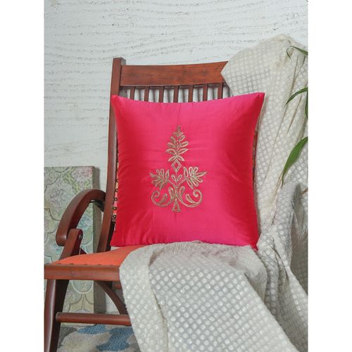 Cushion Cover for Sofa, Bed, Polyester Motifs Embroidery