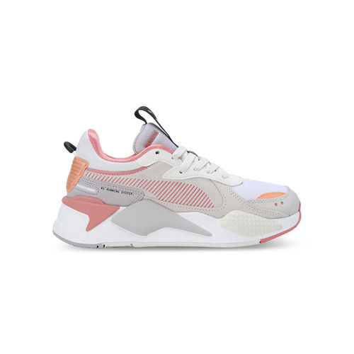 Buy Puma RS-X Reinvent Womens White and Orange Sneakers Online