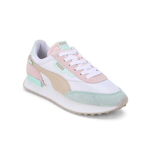 Puma Future Rider Soft Womens White Sneakers (UK 3)
