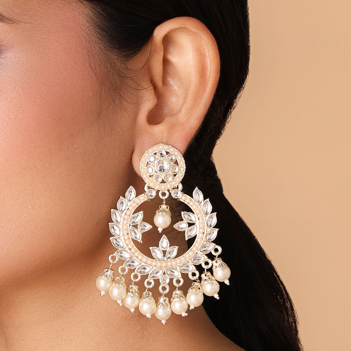 Bold N Elegant Double sided Orange Bubble Studs Earrings for Girls Hot New  Colorful Round Big Crystal Crown Charm Earrings for Women  Amazonin  Fashion
