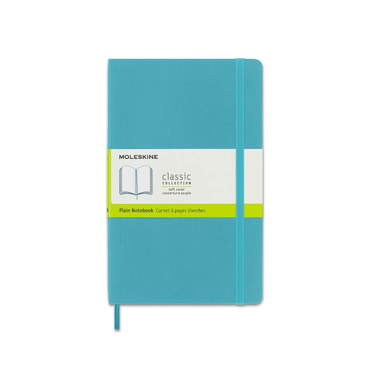 MOLESKINE Classic Large Soft Cover Notebook (Plain) Reef Blue Buy