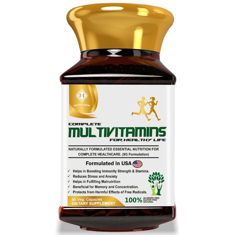 MOUNTAINOR Multivitamins with Probiotics For Healthy Life PlantBased